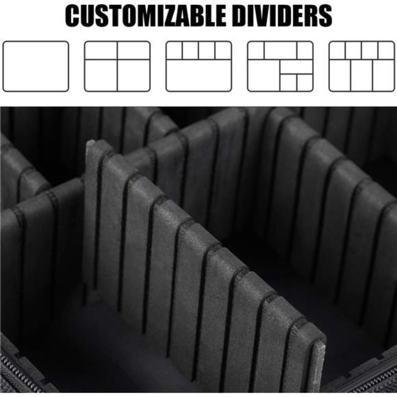 Travel Makeup bag for Brushes and Cosmetic Organizer Storage for Toiletry - Picture 8 of 9